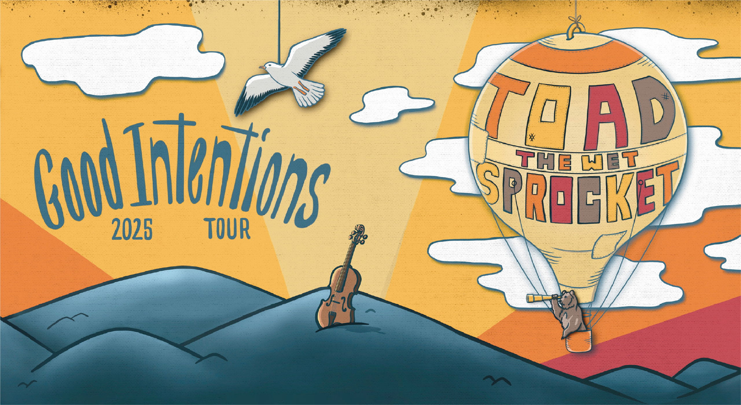 Toad the Wet Sprocket 2025 Good Intentions Tour with KT Tunstall & Sixpence None the Richer